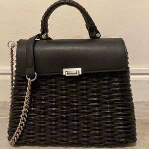 Zara rattan bag